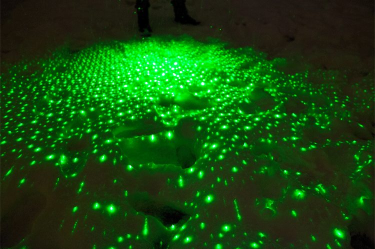 laser 2W vert