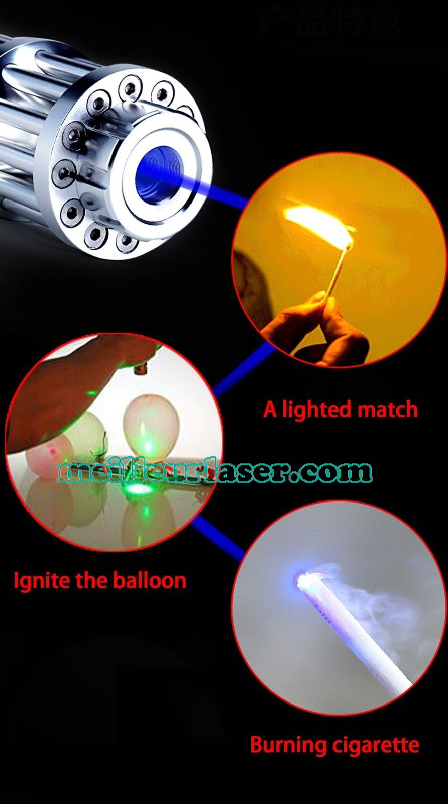 laser bleu 10000mW 